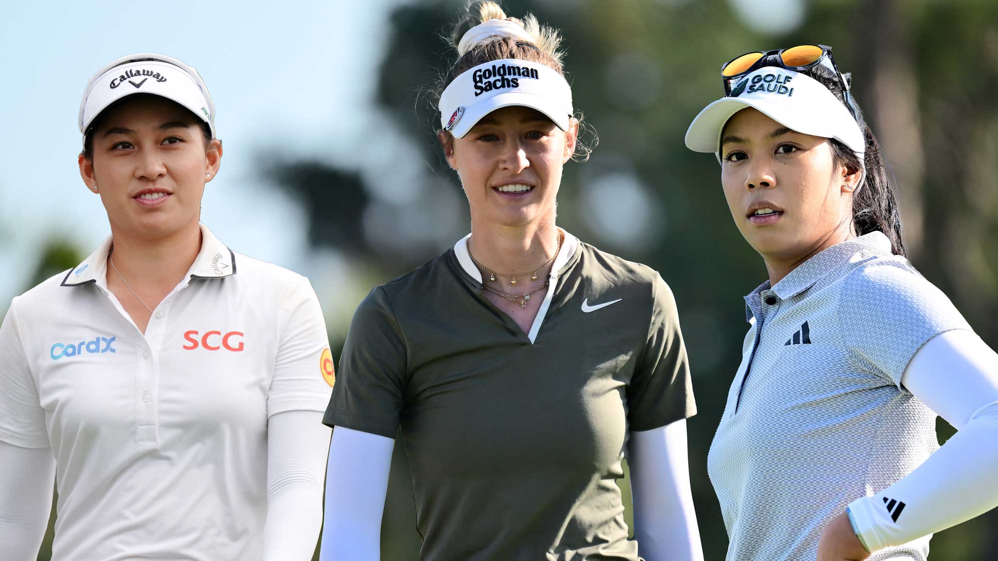 Jeeno Thitikul, Nelly Korda and Patty Tavatanakit